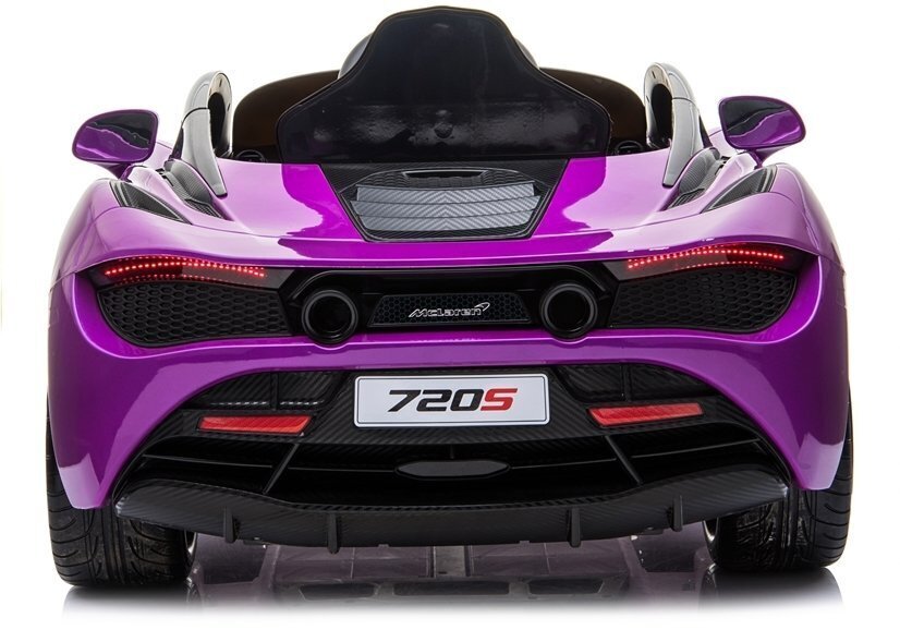 McLaren 720S lasten sähköauto, lakattu violetti hinta ja tiedot | Lasten sähköautot | hobbyhall.fi