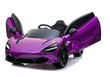 McLaren 720S lasten sähköauto, lakattu violetti hinta ja tiedot | Lasten sähköautot | hobbyhall.fi