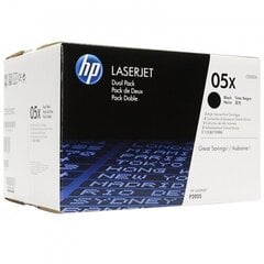 HP Toner 05A black 2-pack hinta ja tiedot | Laserkasetit | hobbyhall.fi