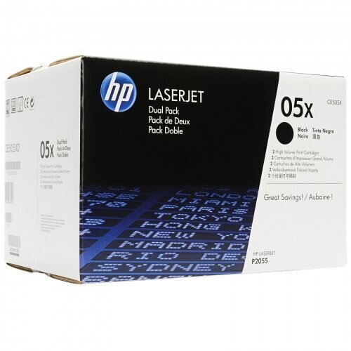 HP Toner 05A black 2-pack hinta ja tiedot | Laserkasetit | hobbyhall.fi