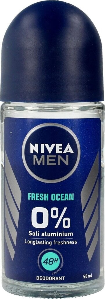 Roll-on deodorantti Nivea Fresh Ocean miehille, 50 ml hinta ja tiedot | Deodorantit | hobbyhall.fi