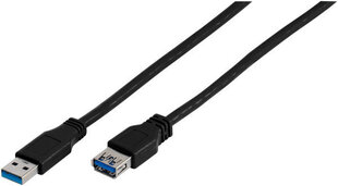 Vivanco USB 3.1 jatkokaapeli 3 m (45239) hinta ja tiedot | Kaapelit ja adapterit | hobbyhall.fi