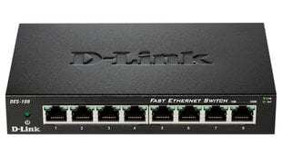 D-Link DES108/E hinta ja tiedot | Verkkokytkimet | hobbyhall.fi