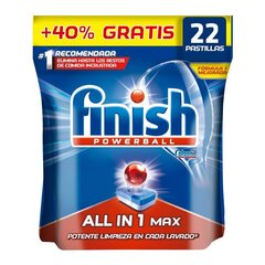Finish-astianpesukonetabletit, 22 kpl. hinta ja tiedot | Astianpesuaineet | hobbyhall.fi