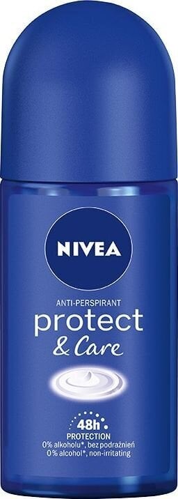 Roll-on antiperspirantti Nivea Protect & Care naisille, 50ml hinta ja tiedot | Deodorantit | hobbyhall.fi