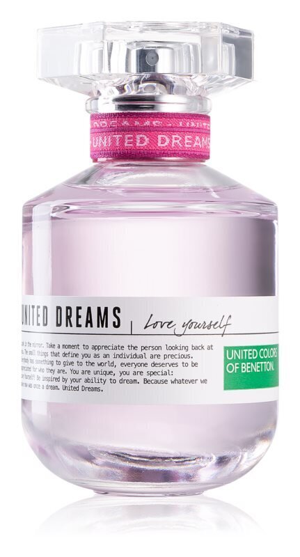Benetton United Dreams Love Yourself EDT naiselle 80 ml hinta ja tiedot | Naisten hajuvedet | hobbyhall.fi