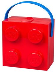 LEGO säilytyspalikka, 4 kahvaa, punainen hinta ja tiedot | Elintarvikkeiden säilytysastiat | hobbyhall.fi