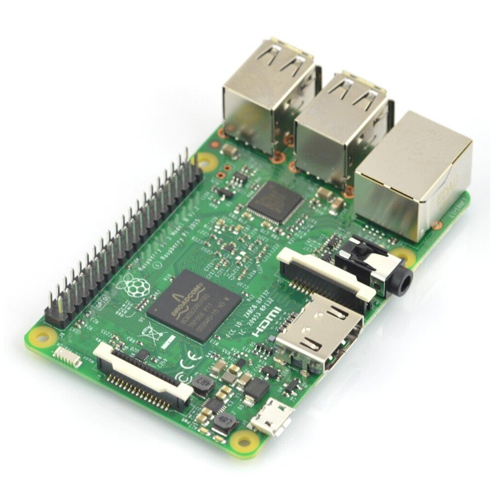 Raspberry Pi 3B WiFi + 32Gt microSD + lisävarusteet hinta ja tiedot | Mikrokontrollerit | hobbyhall.fi