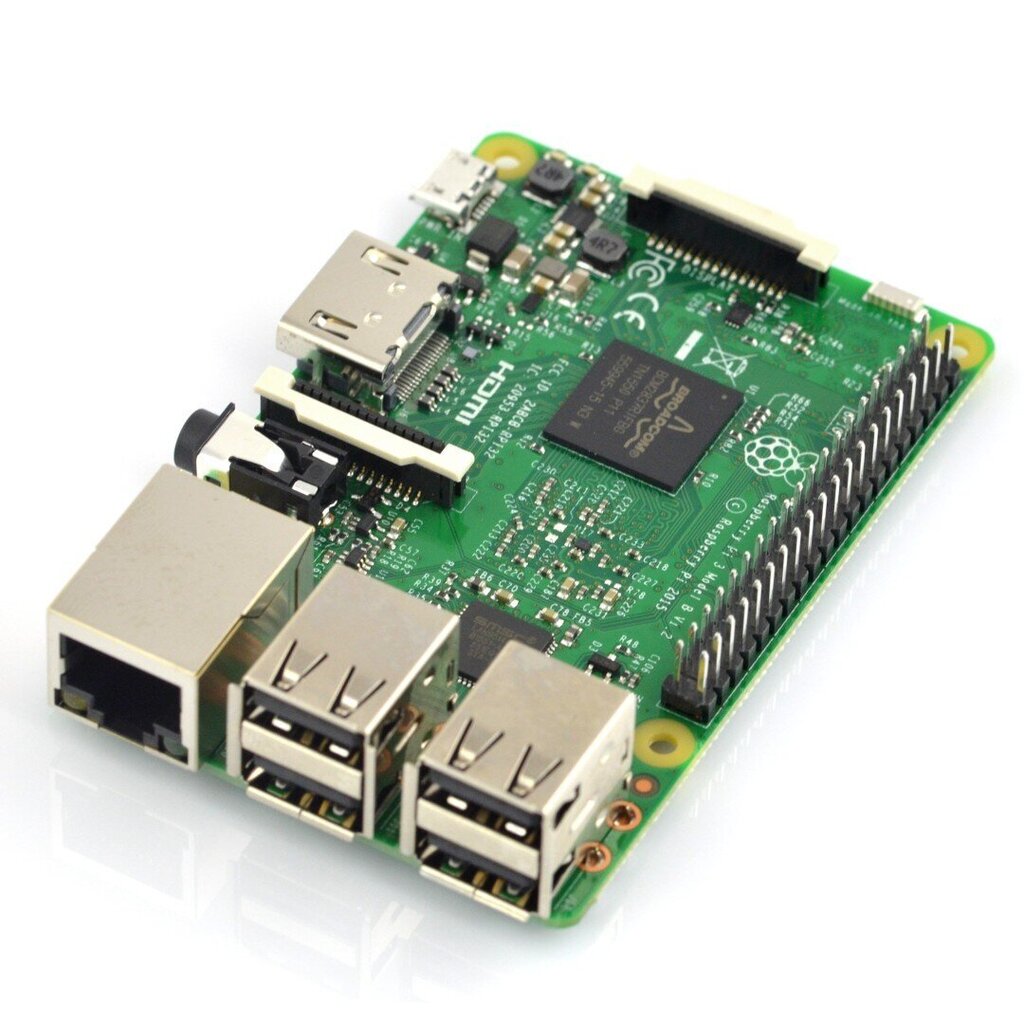 Raspberry Pi 3B WiFi + 32Gt microSD + lisävarusteet hinta ja tiedot | Mikrokontrollerit | hobbyhall.fi