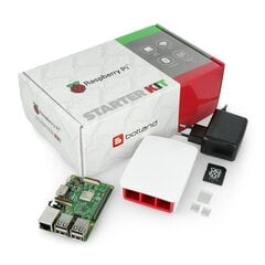 Raspberry Pi 3B WiFi + 32Gt microSD + lisävarusteet hinta ja tiedot | Mikrokontrollerit | hobbyhall.fi