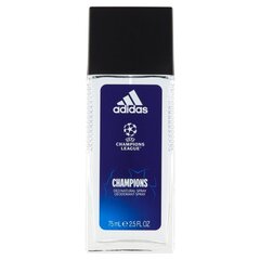 Adidas UEFA Champions League Spray deodorantti 75 ml hinta ja tiedot | Adidas Hajuvedet ja kosmetiikka | hobbyhall.fi