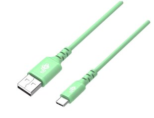 TT USB C -kaapeli 1m vihreä hinta ja tiedot | TB Print Matkapuhelimet ja tarvikkeet | hobbyhall.fi