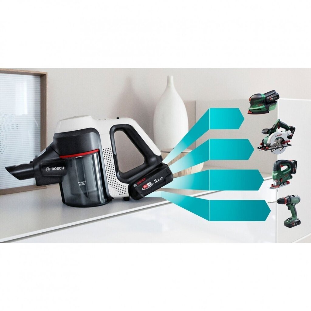 Bosch Unlimited 7 BCS711XXL -varsi-imuri, johdoton, valkoinen hinta ja tiedot | Varsi-imurit | hobbyhall.fi