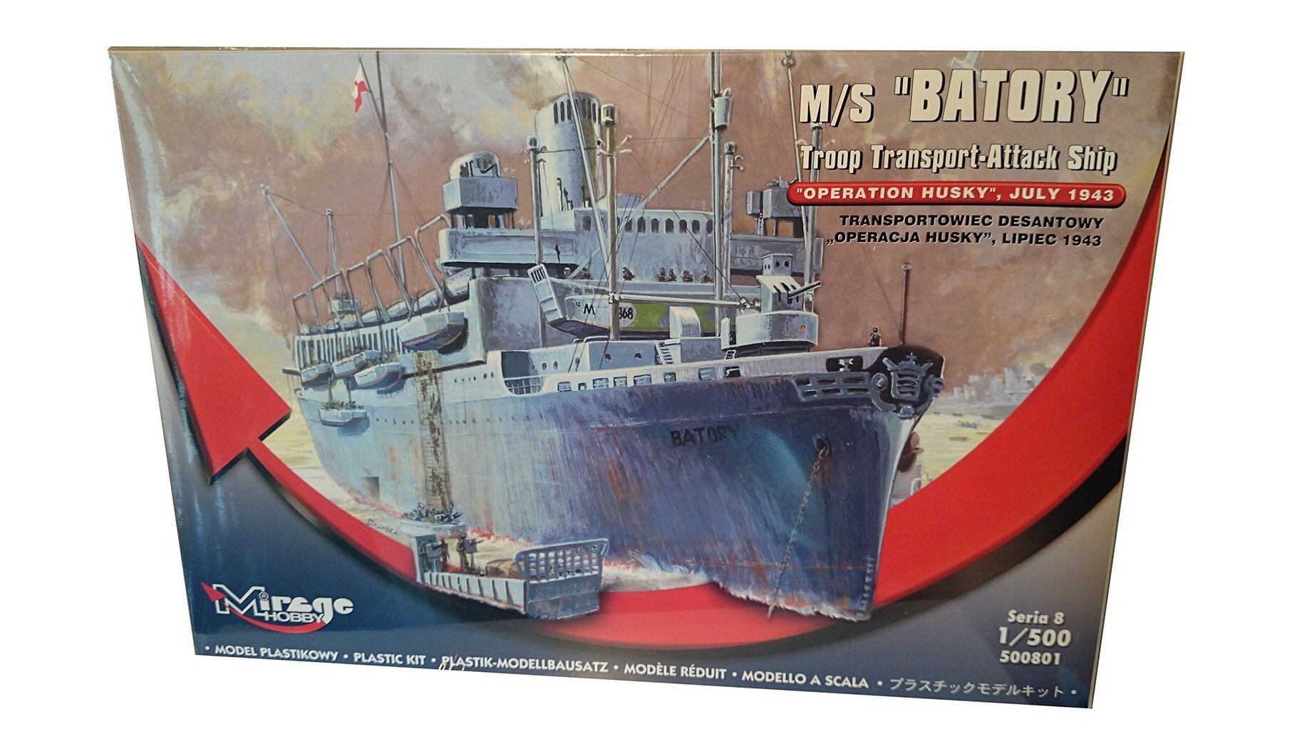 Rakentaja Mirage MS Batory Troop TransportAttack hinta ja tiedot | LEGOT ja rakennuslelut | hobbyhall.fi