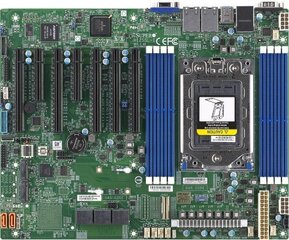 Lautanen Supermicro MBD-H12SSL-IO (H12 AMD EPYC UP -alusta, jossa on kanta SP3Zen2coreCPU, SoC) hinta ja tiedot | Emolevyt | hobbyhall.fi