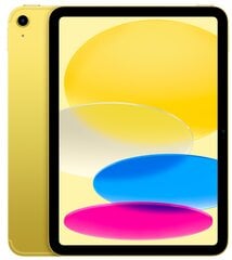 iPad 10.9" Wi-Fi + Cellular 256GB - Yellow 10th Gen - MQ6V3HC/A hinta ja tiedot | Apple Tabletit ja e-kirjojen lukulaitteet | hobbyhall.fi