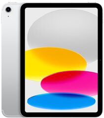 iPad 10.9" Wi-Fi + Cellular 64GB - Silver 10th Gen - MQ6J3HC/A hinta ja tiedot | Tabletit | hobbyhall.fi