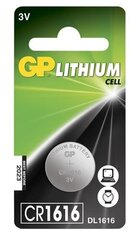 Element GP Lithium CR1616 (DL1616), 1kpl. hinta ja tiedot | Paristot | hobbyhall.fi