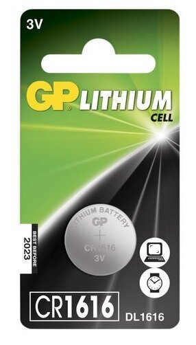 Element GP Lithium CR1616 (DL1616), 1kpl.