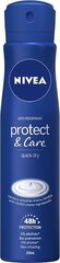 Nivea Protect & Care suihkutettava deodorantti, 250 ml hinta ja tiedot | Nivea Hygieniatuotteet | hobbyhall.fi