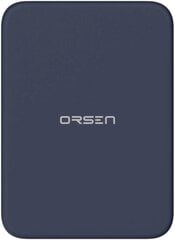 Orsen EW50 Magnetic Wireless Power Bank, iPhone 12 ja 13, 4200mAh, sininen hinta ja tiedot | Orsen Puhelimet, älylaitteet ja kamerat | hobbyhall.fi