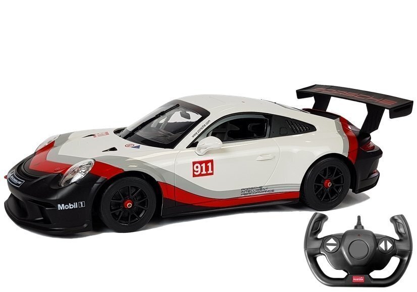 Kaukosäädin Porsche 911 GT3 CUP, Rastar RC hinta ja tiedot | Tyttöjen lelut | hobbyhall.fi