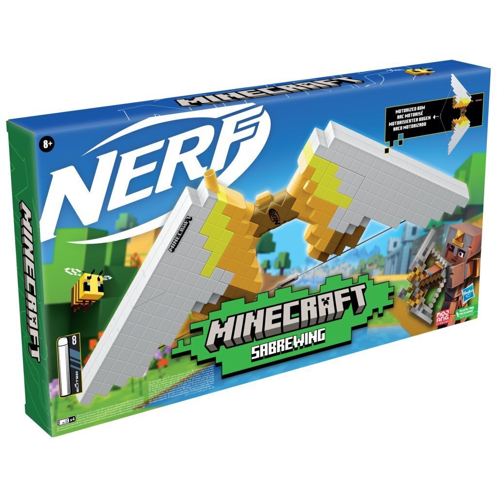 Nerf Minecraft Sabrewing leluase hinta ja tiedot | Poikien lelut | hobbyhall.fi