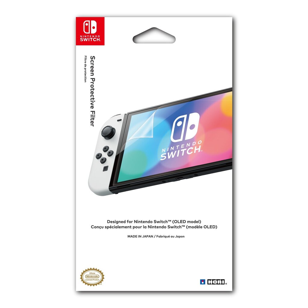 Hori Nintendo Switch OLED näytönsuoja hinta ja tiedot | Pelikonsolitarvikkeet | hobbyhall.fi