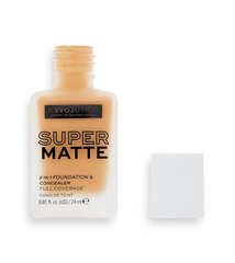 Meikkivoide-peitevoide Revolution Relove Super Matte Foundation, F11.2, 24 ml hinta ja tiedot | Meikkivoiteet ja puuterit | hobbyhall.fi