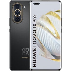Huawei Nova 10 Pro 8/256GB Dual SIM Starry Black 51097ETX hinta ja tiedot | Matkapuhelimet | hobbyhall.fi