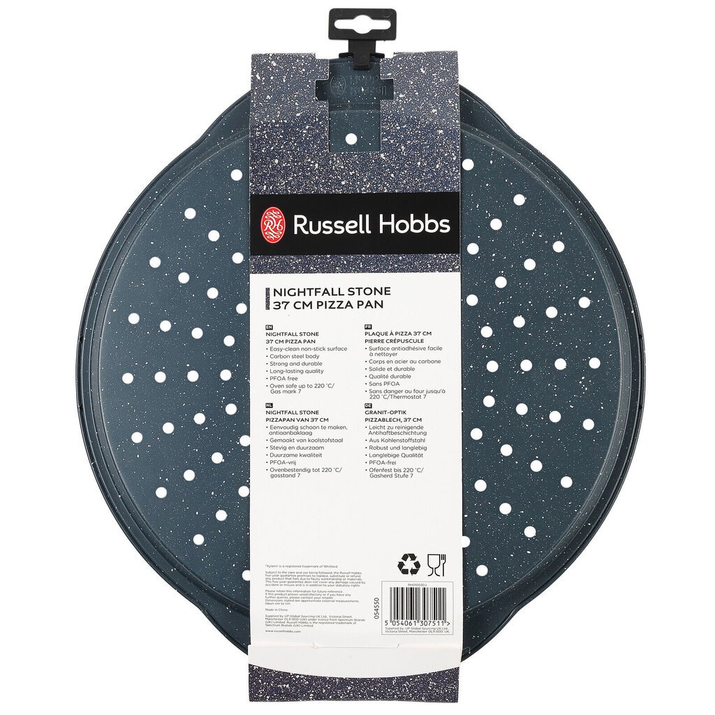 Russell Hobbs Nightfall pizzapannu, 37 cm hinta ja tiedot | Uunivuoat ja leivontavälineet | hobbyhall.fi