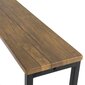 Konsolipöytä ruskea/musta 120 x 80 x 20 cm hinta ja tiedot | Sivupöydät | hobbyhall.fi