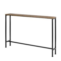 Konsolipöytä ruskea/musta 120 x 80 x 20 cm hinta ja tiedot | SoBuy Huonekalut ja sisustus | hobbyhall.fi
