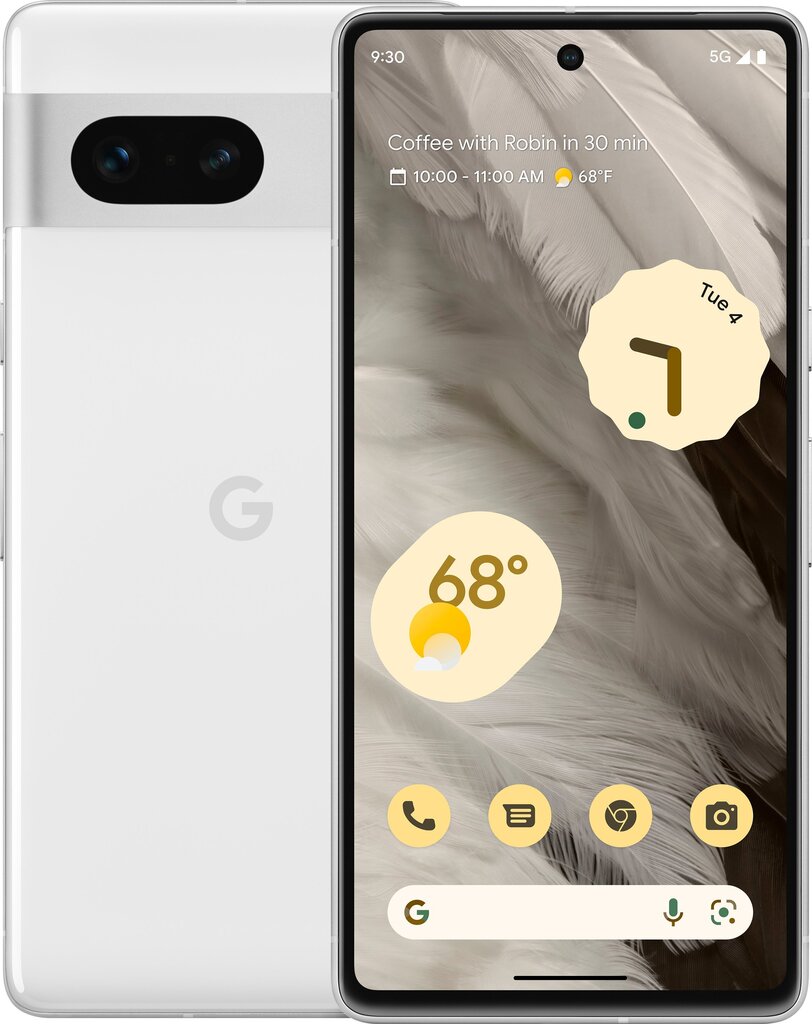 Google Pixel 7 5G 8/128GB Snow White hinta ja tiedot | Matkapuhelimet | hobbyhall.fi