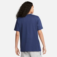 Nike miesten T-paita NSW TEE JUST DO IT SWOOSH, tummansininen hinta ja tiedot | Miesten T-paidat | hobbyhall.fi