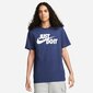 Nike miesten T-paita NSW TEE JUST DO IT SWOOSH, tummansininen hinta ja tiedot | Miesten T-paidat | hobbyhall.fi