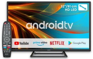eSTAR 32 2K HD Android TV LEDTV32A2T2 hinta ja tiedot | Televisiot | hobbyhall.fi
