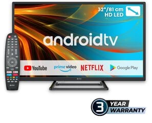 eSTAR 32 2K HD Android TV LEDTV32A2T2 hinta ja tiedot | Televisiot | hobbyhall.fi