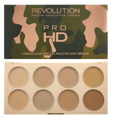 Camouflage paletti Makeup Revolution London Pro HD Camouflage 10 g, Light Medium hinta ja tiedot | Meikkivoiteet ja puuterit | hobbyhall.fi
