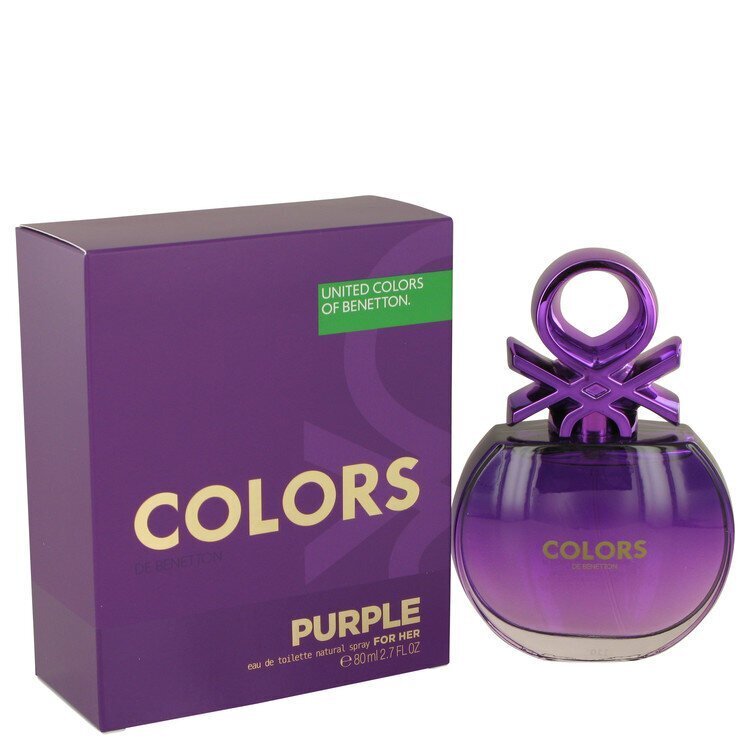 Benetton Colors Purple Woman EDT naiselle 80 ml hinta ja tiedot | Naisten hajuvedet | hobbyhall.fi