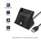 Qoltec älykorttiskanneri USB2.0 Plug & play hinta ja tiedot | Älylaitteiden lisätarvikkeet | hobbyhall.fi