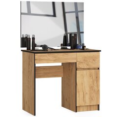 Pukeutumispöytä peilillä 90x60 cm, Craft tammi hinta ja tiedot | Peilipöydät | hobbyhall.fi