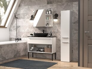 Kylpyhuonekaappi Nel IV Balta, matta hinta ja tiedot | Kylpyhuonekaapit | hobbyhall.fi