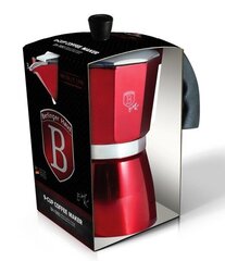 BerlingerHaus Metalic Line Espresso kahvinkeitin Burgundy Edition, 9 kuppia hinta ja tiedot | Kahvipannut ja teekannut | hobbyhall.fi