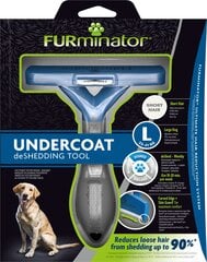 Furminator Deshedding kampa L pitkäkarvaisille koirille hinta ja tiedot | Eläinten hoitotuotteet | hobbyhall.fi