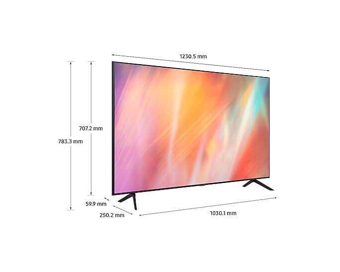 Samsung 55 Crystal UHD 4K Smart TV UE55AU7102 hinta ja tiedot | Televisiot | hobbyhall.fi