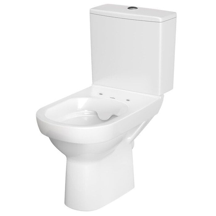 Cersanit Compact 601 CITY NEW 010 WC-istuin hitaasti sulkeutuvalla kannella hinta ja tiedot | WC-istuimet | hobbyhall.fi