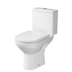 Cersanit Compact 601 CITY NEW 010 WC-istuin hitaasti sulkeutuvalla kannella hinta ja tiedot | WC-istuimet | hobbyhall.fi