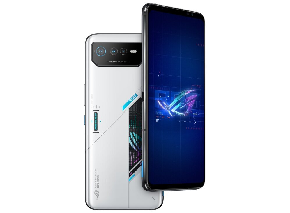 Asus ROG Phone 6 5G 12/256GB Dual SIM White 90AI00B2-M000Z0 hinta ja tiedot | Matkapuhelimet | hobbyhall.fi