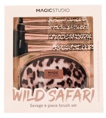 Meikkisiveltimet Magic Studio Wild Safari Savage, 4 kpl. hinta ja tiedot | Magic Studio Hajuvedet ja kosmetiikka | hobbyhall.fi